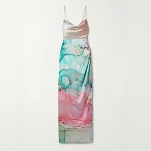 retrofete Marlene Dress in Watercolor Marble